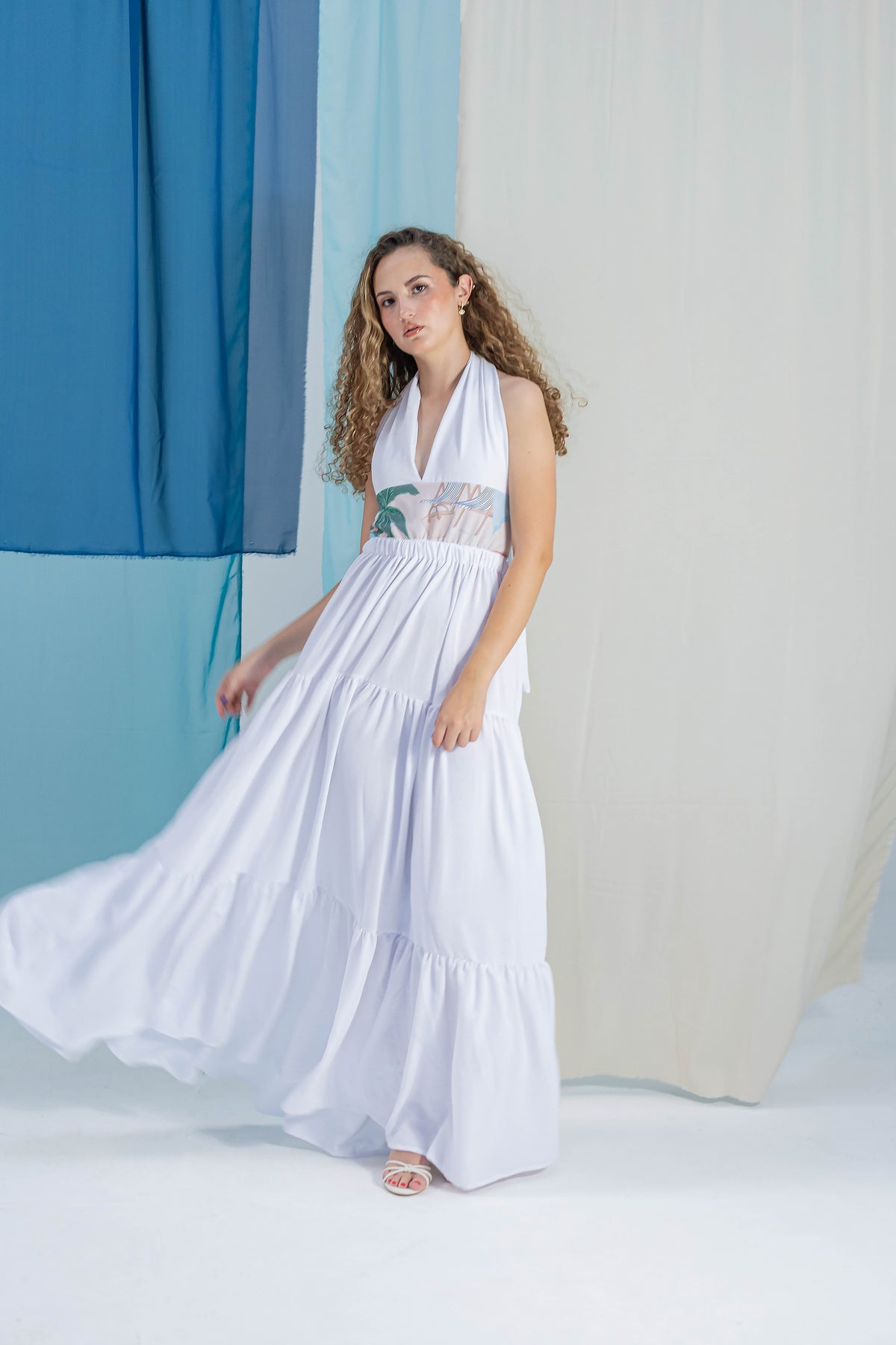 Vestido cinturón “olas de mi historia”